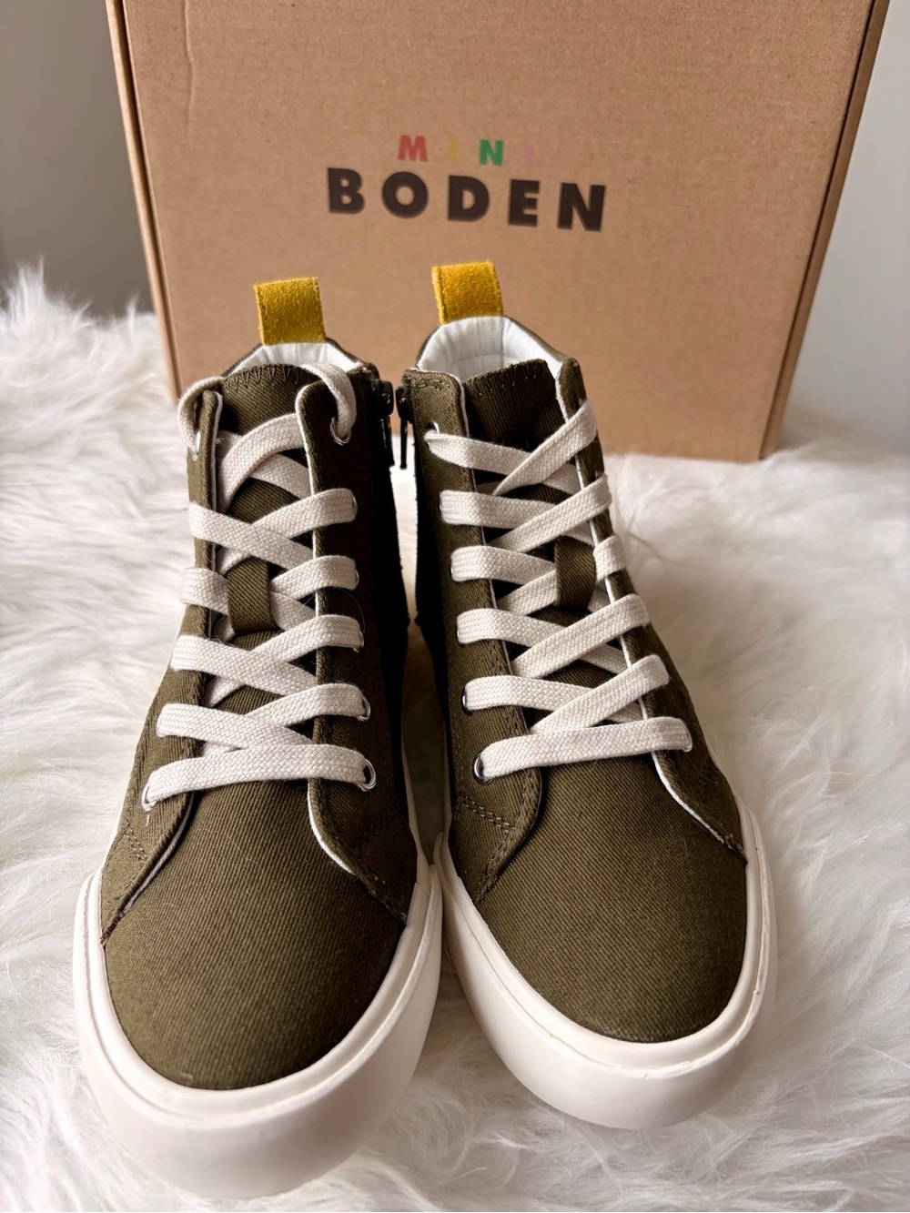 Mini Boden High Top Sneakers - Picture 2 of 10